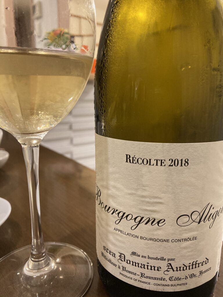 Bourgogne Aligote 2018 / Domaine Audiffred